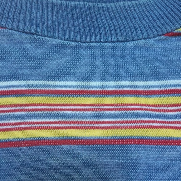 Vintage 80s Retro Waffle Thermal Mock Neck Small - Picture 2 of 4